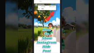 How To Show Instagram Hide Post | #instagram #tech #shortsvideo #tricks #mrhacker #viral