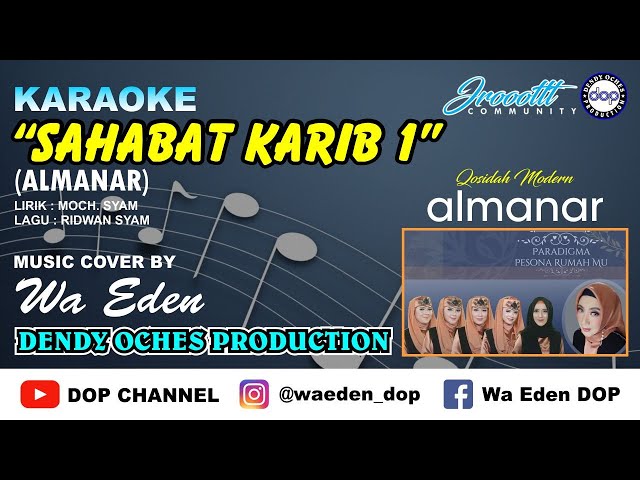 KARAOKE SAHABAT KARIB 1 - ALMANAR │ CREATED BY DOP #34 class=