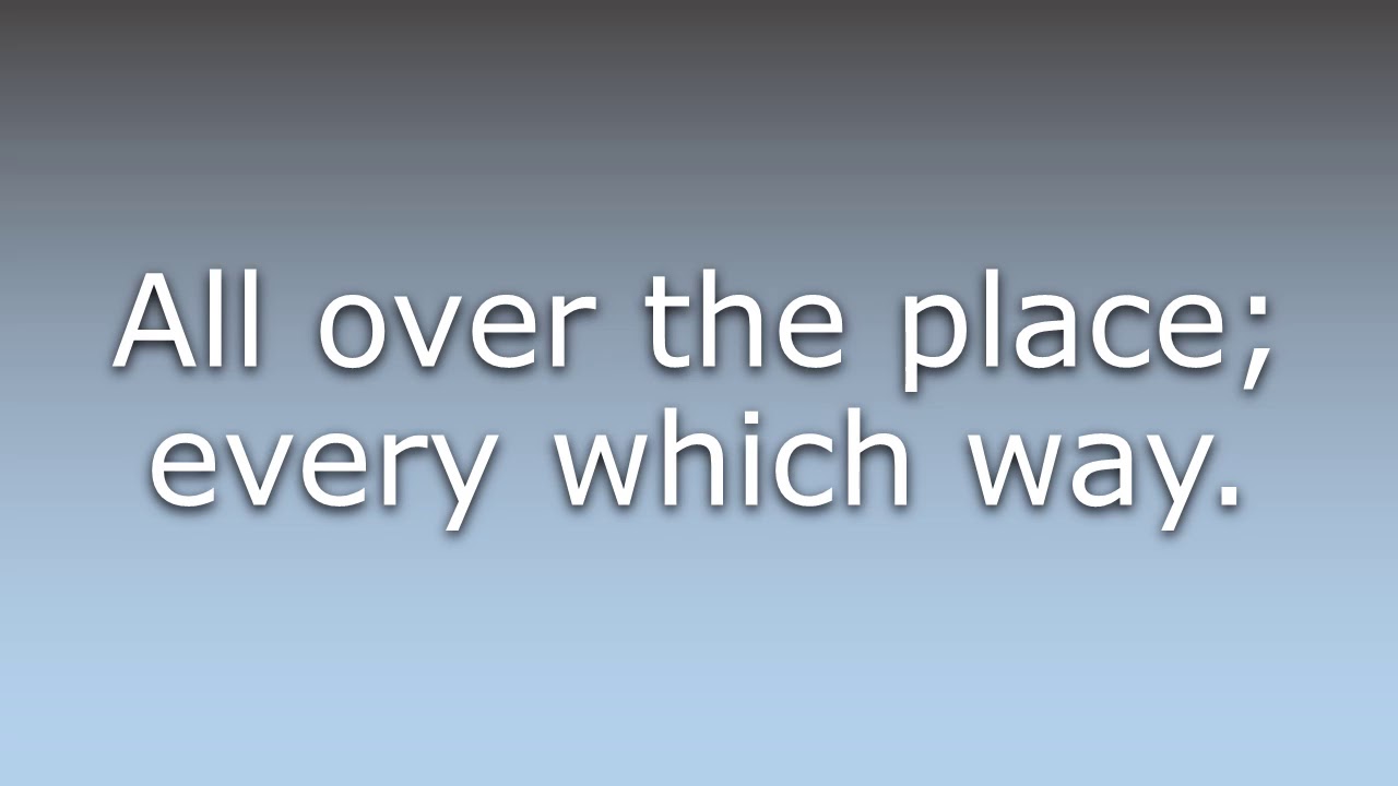 What does Hell west and crooked mean? YouTube
