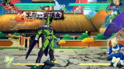 DRAGON BALL FighterZ Cell Corner Loop Combo