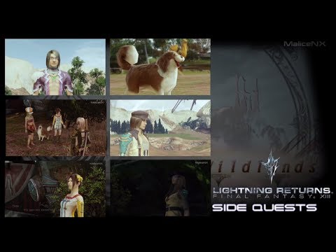 Video: Lightning Returns: FF13 Wildlands Side-quests, Temple Of The Goddess, Schapen-quests, Chocobo Riding
