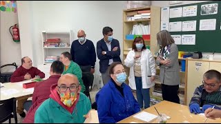 Visita de Gabriel Alén a Aspanas
