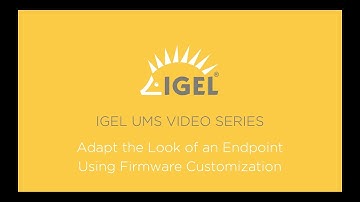 Customize a device in the UMS using firmware customizations