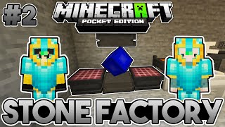 SONUNDA ENERJİ!! | Minecraft PE StoneFactory [Modlu MCPE] | #2