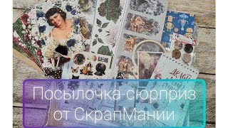 картинка: Посылочка-сюрприз от СкрапМании, #скрапбукинг, #скрапмания