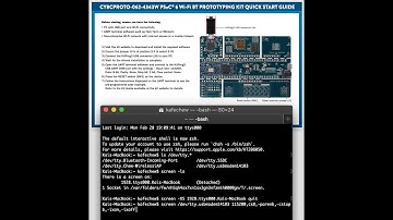 Hello World for PSoC 62 (4343W kit)