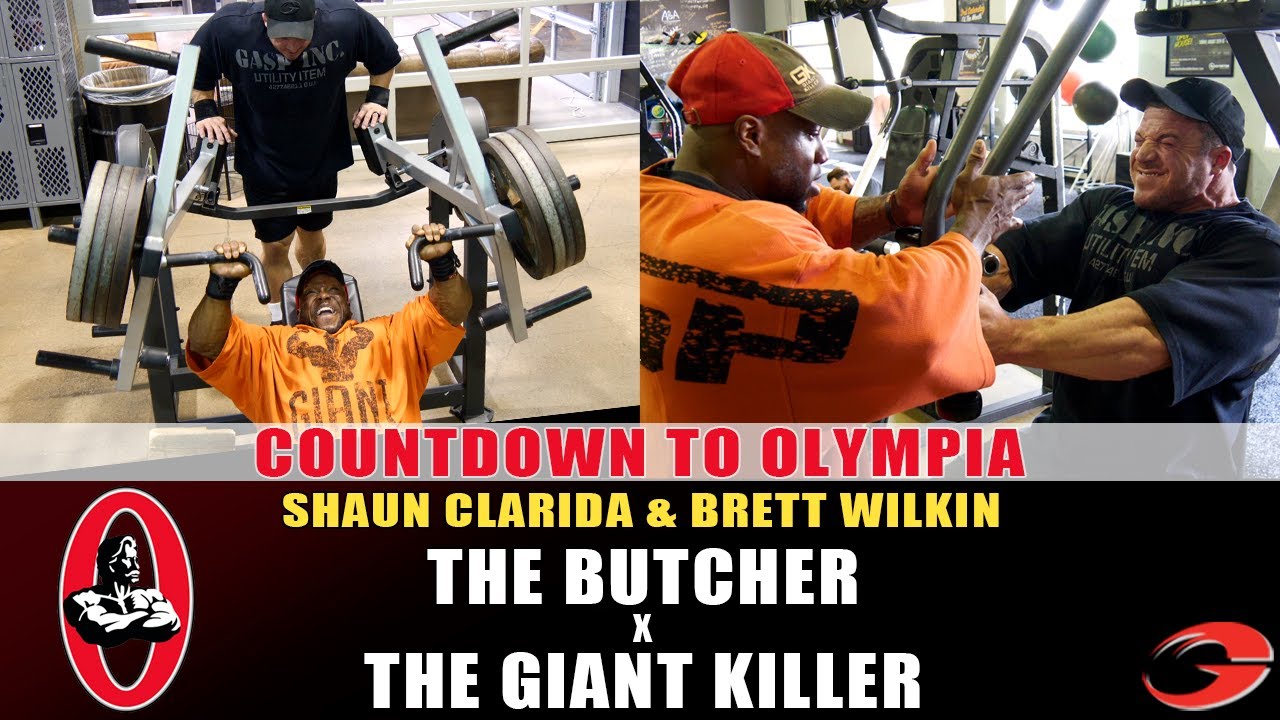 The Giant Killer X The Butcher Shaun Clarida Chest Training with Brett
