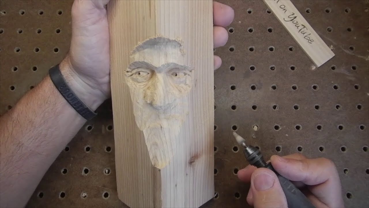 Quick Eyes Power Wood Carving with Dremel 