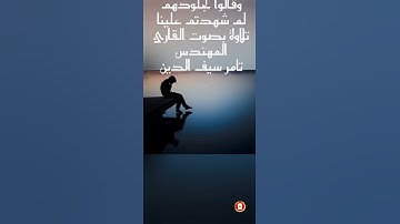 وقالو لجلودهم لم شهدتم علينا تلاوة مؤثرة هادئة بصوت القارئ المهندس تامر سيف الدين