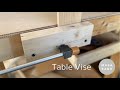 【２×４でつくる！】バイスを作って作業台に取り付ける//Table Vise