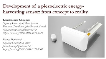 Development of a piezoelectric energy-harvesting sensor: from concept to reality