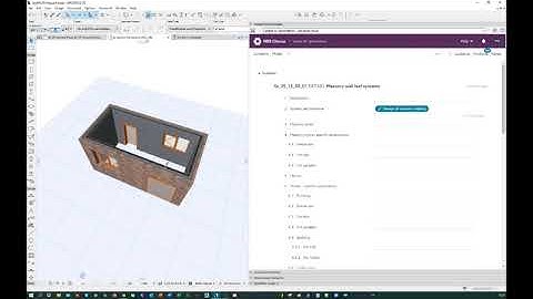 ArchiCAD and NBS Chorus connected