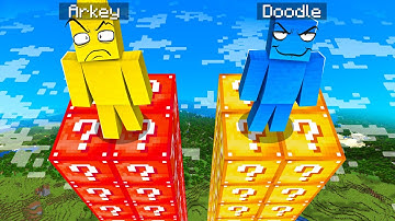 Ultimate Lucky Block Tower Race in Minecraft