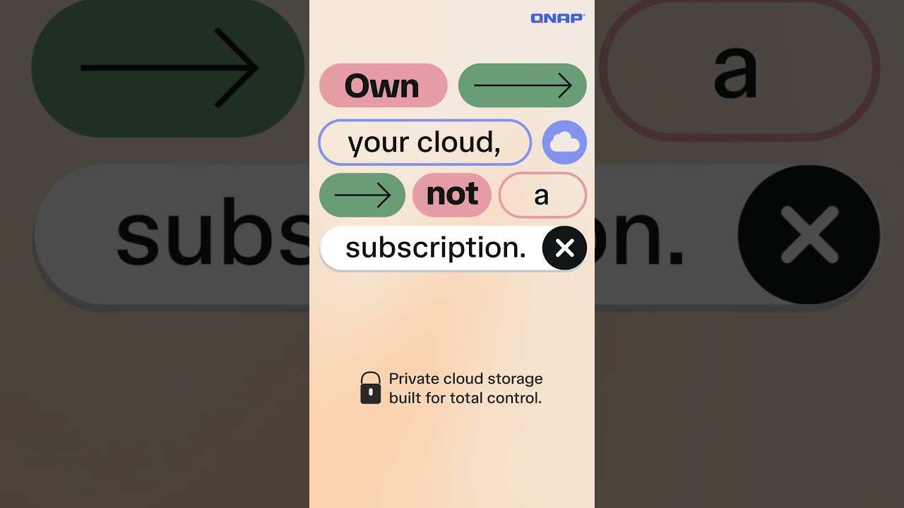 QNAP NAS: Own Your Private Cloud.  #qnap #nas #privatecloud