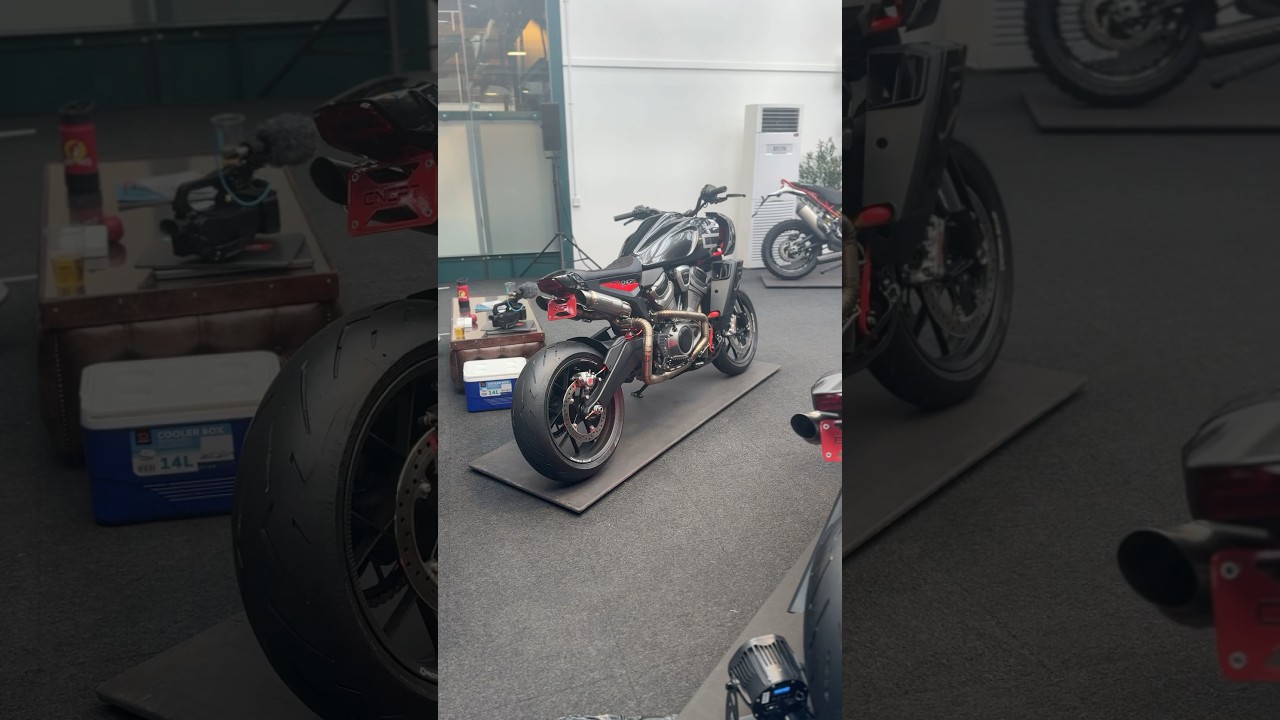 2025 HD Pan America ST by Powerbrick Performance at this years Bikeshed Show