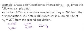 Two Sample Confidence Intervals for Proportions