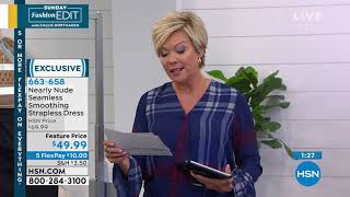 Nearly Seamless Smoothing Strapless Dress