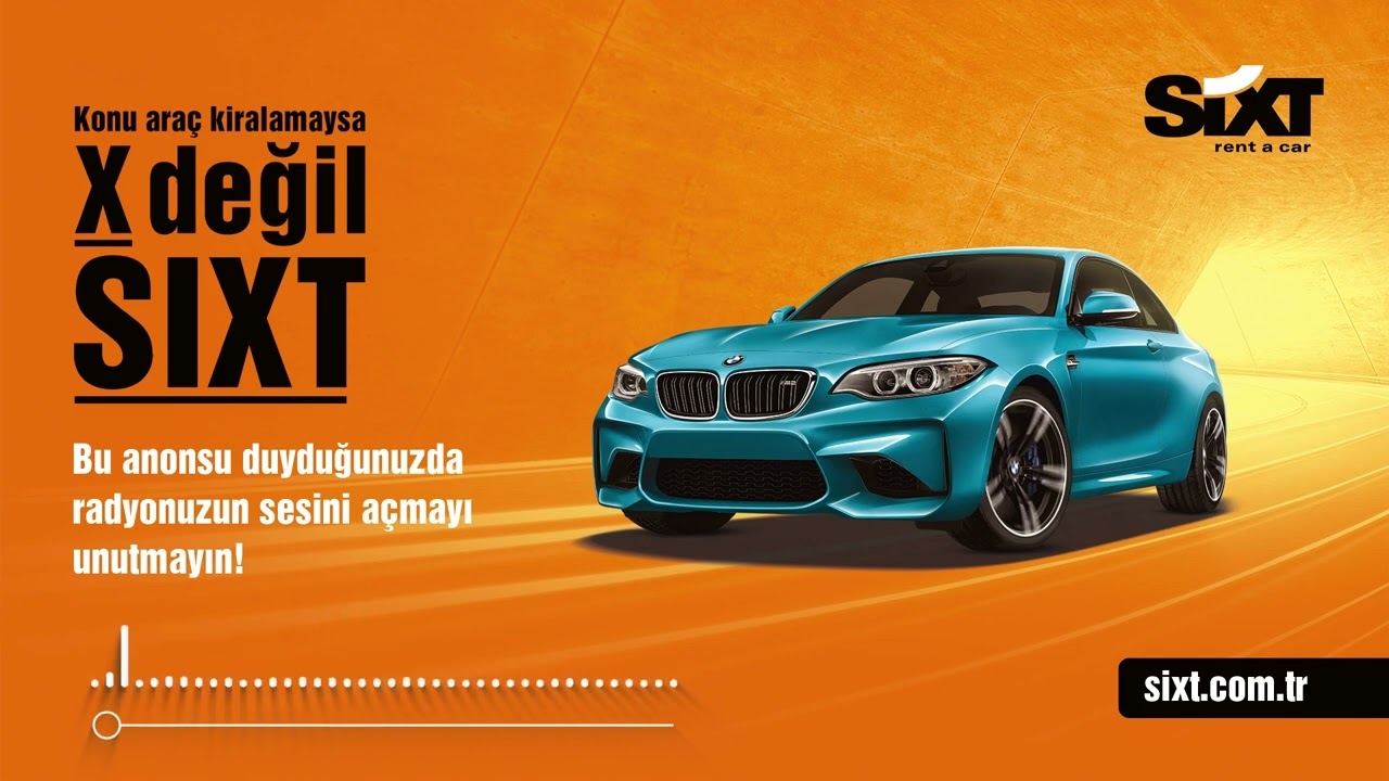 X değil SIXT rent a car YouTube