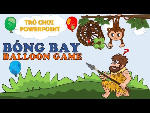 Trò chơi PowerPoint Bóng bay | Balloons PowerPoint Game | TRỢ GIẢNG