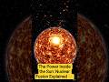 The Power Inside the Sun: Nuclear Fusion Explained ☀️#trending #science #facts