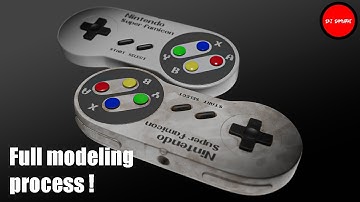 Blender how to model SNES controller?