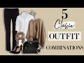 CLASSIC Outfit Combinations that always look TIMELESS