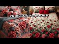 Amazing Project Yarn Floral Crochet Bed Sheets | Qurassiya Style  Bridal Floral Bedsheets Design