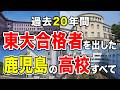 【鹿児島の高校】東大合格者を出した高校すべて🏫歴代(過去20年/高校別ランキング)出身有名人も掲載!【空から見る🚁】