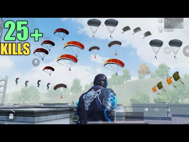 EVERYONE DROPPED MILITARY BASE!! | PUBG MOBILE class=