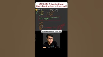 JEE Mains 2024 PYQ inspired from Black Book