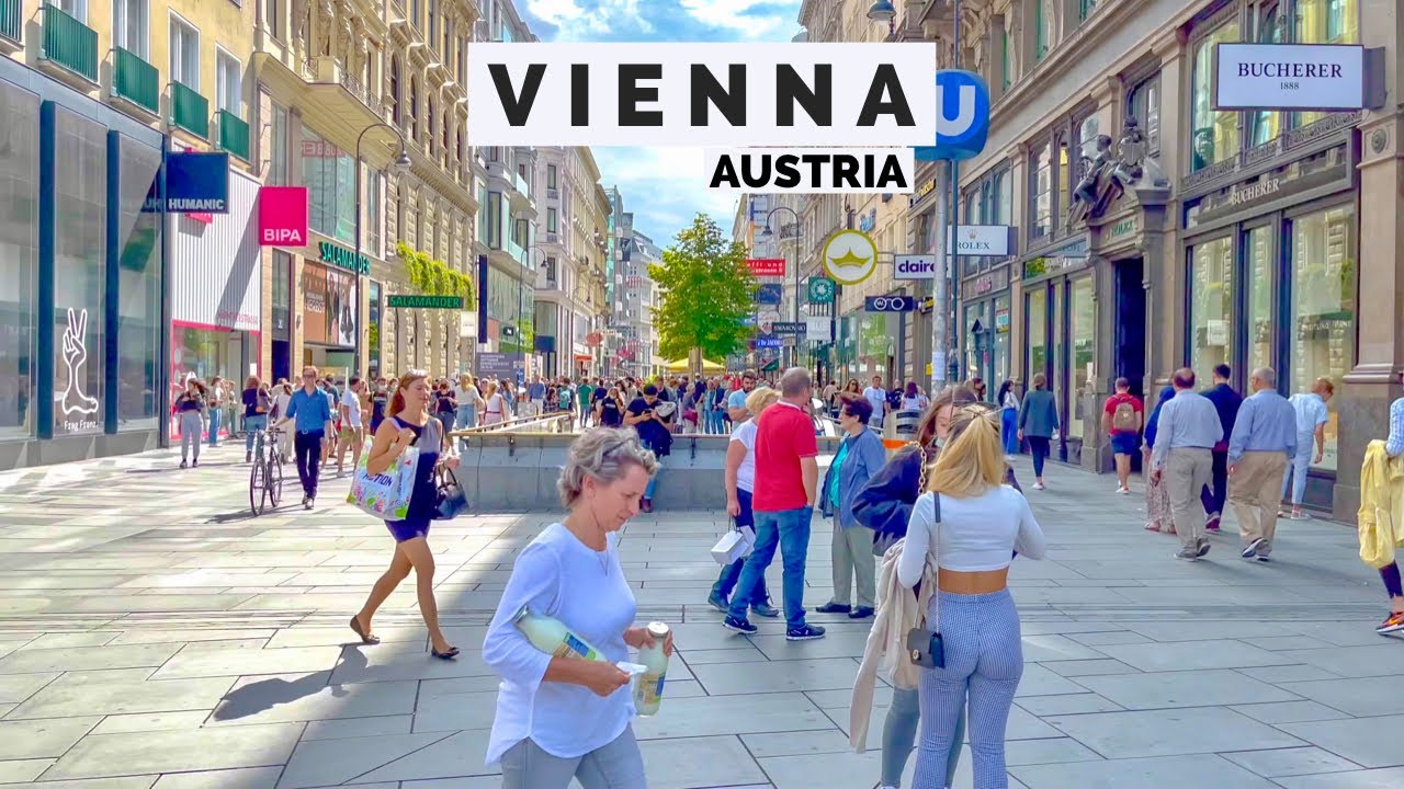 Vienna, Austria 🇦🇹 - Summer Walk 🌞 - 4K-HDR Walking Tour
