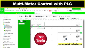 Multi-Motor Control with PLC: An Example of Switch-Based Logic Programming