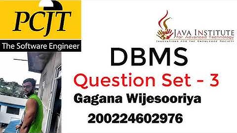 Data Base Task 03 |Create Tables Using Customized Databases | 1st Year | Java Institute|