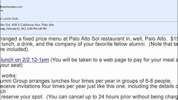 Wednesdays.com Demo Video