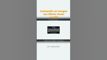 Animación en Imagen con Efecto Hover en CSS