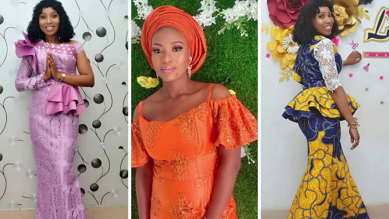 two colour ankara styles