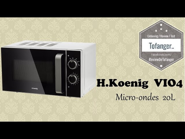 Appareil à micro-ondes, KOENIG, modèle B01104 Combi, 230V/1kW, 48