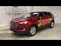 Red 2020 ford edge sel review    macphee ford