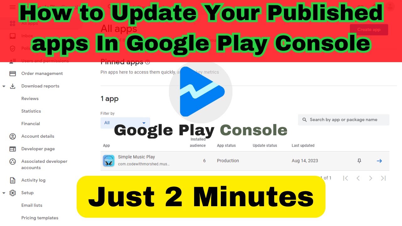 How to Update Apps in Google Play Console | Bangla Tutorial - YouTube