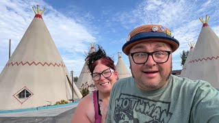 The Wigwam Motel Rialto - Elmer's Bottle Ranch - Original McDonald's Museum - Route 66 - Day 16