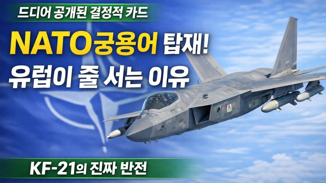 KF-21 보라매, 드디어 NATO '공용어' 탑재! 유럽 국가들이 줄 서는 진짜 이유