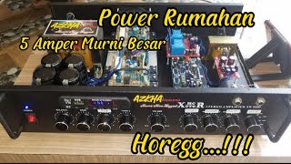 Power Amplifier Rumahan Fitur Lengkap Travo 5 Amper Ct 45 Suara Josss