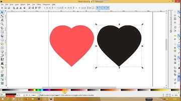 How to Create Heart Shape in Inkscape | Inkscape Tutorial