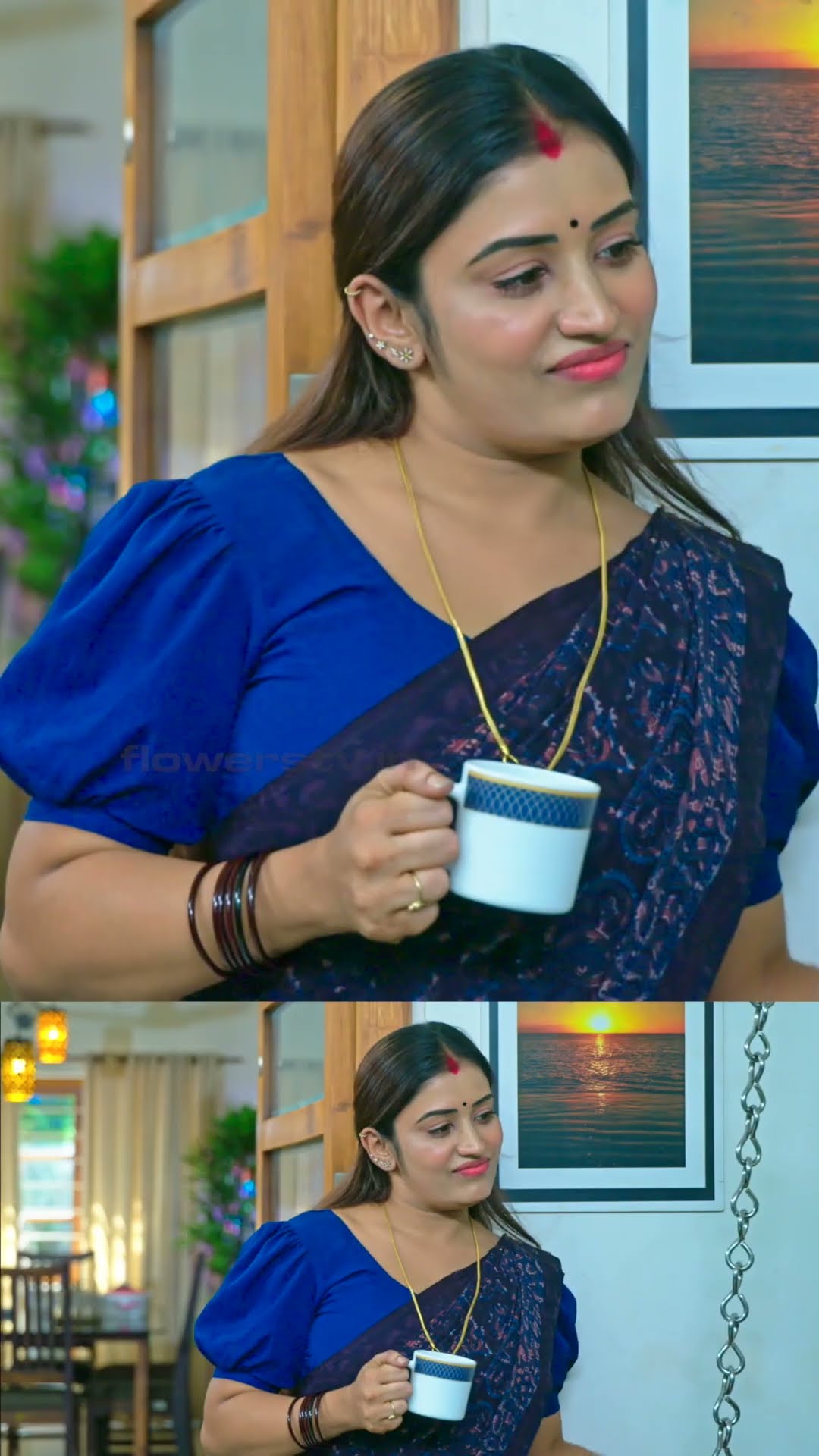 ധ്യാനത്തിൽ മുഴുകി സുഹാസിനി