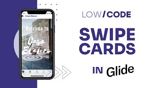 How to make Swipe Cards in Glide