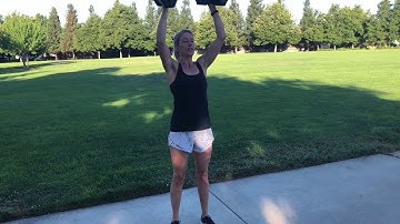 Hammer Curl to Overhead Press