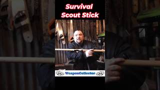 Making a survival scout stick #shorts