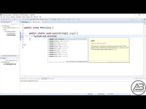 Java Tutorial for Beginners 1 - Creating First Java Project in Eclipse IDE