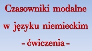 Nieregularne czasowniki niemiecki