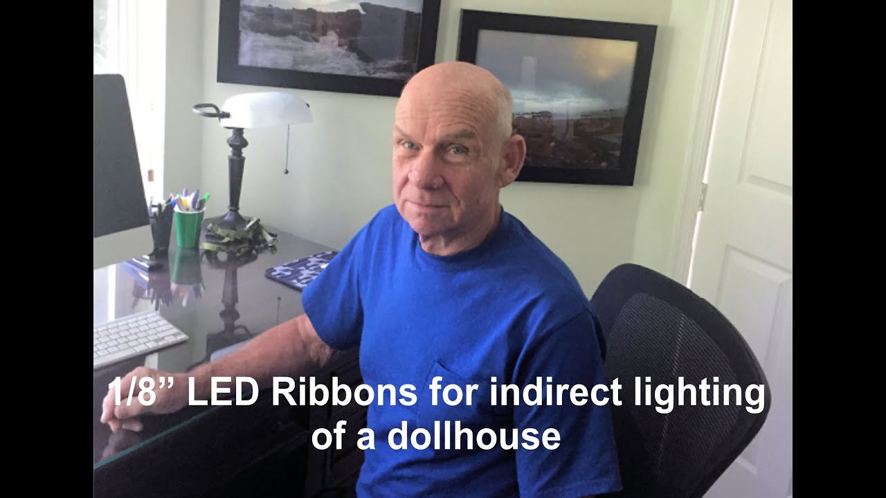 Indirect lighting using 1/8" LED ribbons
